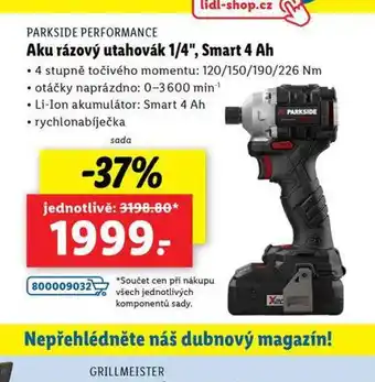 Lidl Aku rázový utahovák nabídka