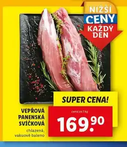 Lidl Vepřová panenská svíčková nabídka