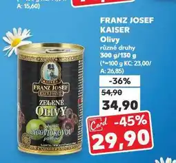 Kaufland Franz josef olivy nabídka