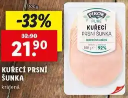Lidl KUŘECÍ PRSNÍ ŠUNKA, 100 g nabídka