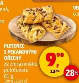 Penny Market PLETENEC S PEKANOVÝMI OŘECHY ze zmrazeného polotovaru, 81 g nabídka