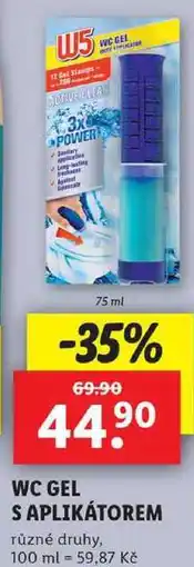 Lidl WC GEL S APLIKÁTOREM, 75 ml nabídka