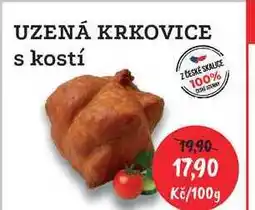 RABBIT řeznictví UZENÁ KRKOVICE s kostí 100g nabídka