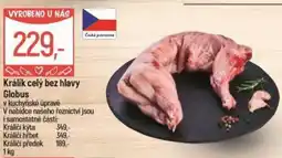 Globus Králík celý bez hlavy Globus nabídka