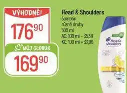 Globus Head & Shoulders šampon nabídka