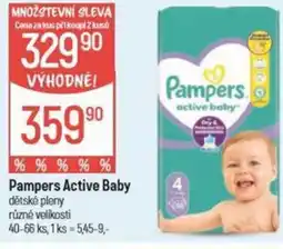 Globus Pampers Active Baby dětské pleny nabídka