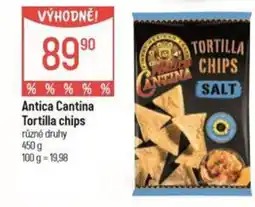 Globus Antica Cantina Tortilla chips nabídka