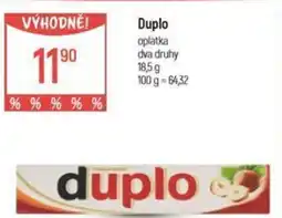 Globus Duplo oplatka nabídka
