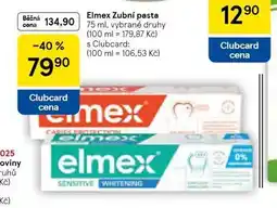 Tesco Elmex zubní pasta nabídka