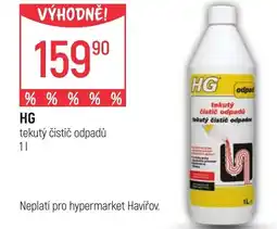 HG tekutý čistič odpadů