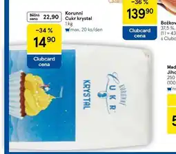 Tesco Korunní cukr krystal nabídka