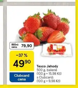 Tesco Jahody nabídka
