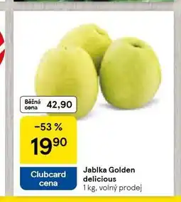 Tesco Jablka golden delicious nabídka