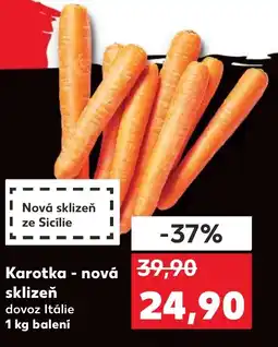 Kaufland Karotka - nová sklizeň nabídka
