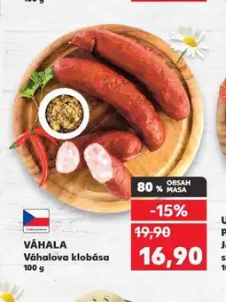 Kaufland Váhalova klobása nabídka