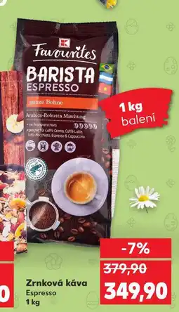 Kaufland Zrnková káva nabídka