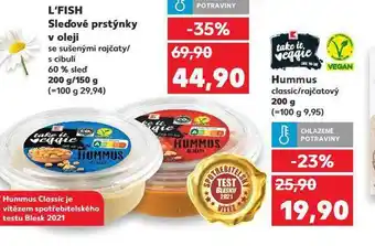 Kaufland Hummus nabídka