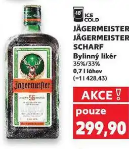 Kaufland Jagermeister nabídka