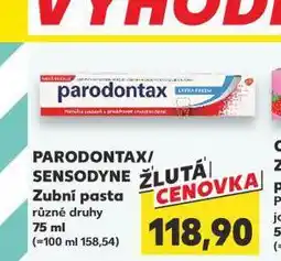 Kaufland Sensodyne zubní pasta nabídka