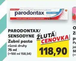 Kaufland Parodontax zubní pasta nabídka
