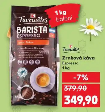 Kaufland Zrnková káva nabídka