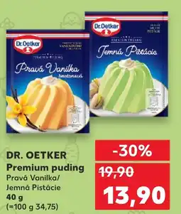 Kaufland DR. OETKER Premium puding nabídka