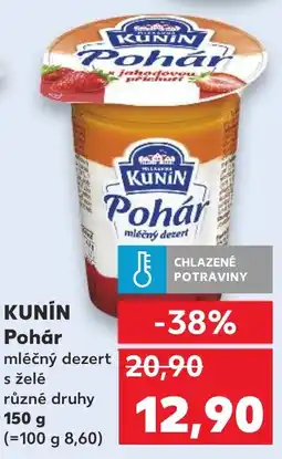Kaufland KUNIN Pohár nabídka