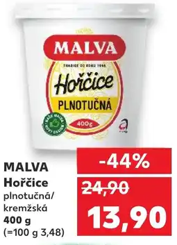 Kaufland MALVA Hořčice nabídka