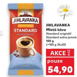 Kaufland JIHLAVANKA Mletá káva nabídka