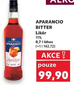 Kaufland APARANCIO Bitter Likér nabídka