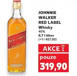 Kaufland JOHNNIE WALKER Red Label Whisky 40% nabídka