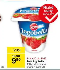 Tesco Zott jogobella nabídka
