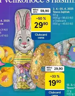 Tesco Tesco zajíček nabídka
