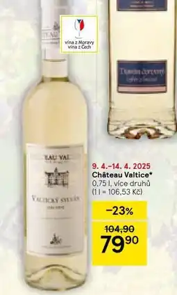 Tesco Chateau valtice nabídka