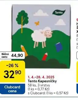 Tesco Tento kapesníčky nabídka