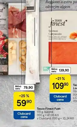 Tesco Tesco finest fuet nabídka