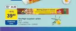 Tesco Fino papír na pečení v arších nabídka