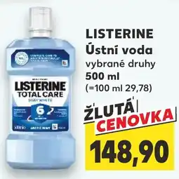 Kaufland LISTERINE Ústní voda nabídka