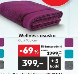 Kaufland Wellness osuška nabídka