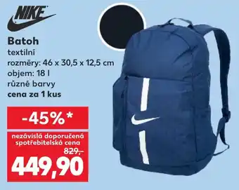 Kaufland NIKE Batoh nabídka