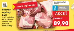 Kaufland Rodinný vepřový balík nabídka