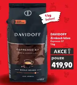 Kaufland DAVIDOFF Zrnková káva nabídka