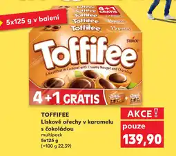 Kaufland TOFFIFEE Lískové ořechy v karamelu s čokoládou nabídka