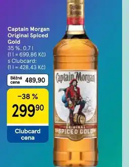 Tesco Captain morgan original spiced gold nabídka