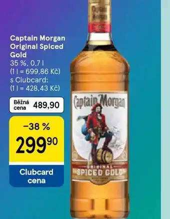 Tesco Captain morgan original spiced gold nabídka