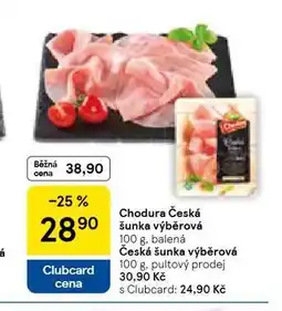 Tesco Česká šunka výběrová nabídka