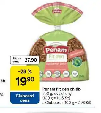 Tesco Penam fit den chléb nabídka