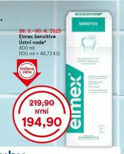 Tesco Elmex sensitive ústní voda nabídka