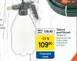 Tesco Tlakový postřikovač nabídka