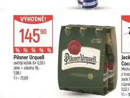 Globus Pivo pilsner urquell nabídka